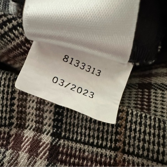 1. STATE Brown Plaid High Waist Wide Leg Trousers Career Workwear Preppy Pants - Picture 11 of 15